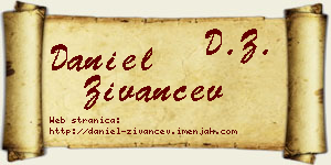 Daniel Živančev vizit kartica